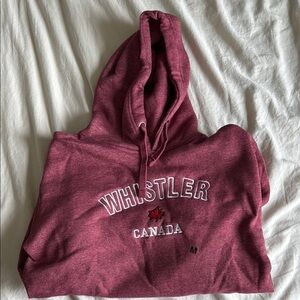 Whistler Canada Burgundy Hoodie